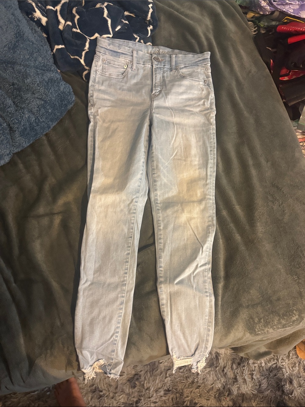 American Eagle Outfitters Light Blue Skinny Jeans